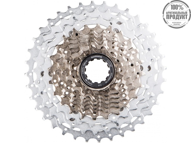 Звезда задняя Shimano CS-M771-10, кассета, 10 ск., 11-34,  KCSM77110134