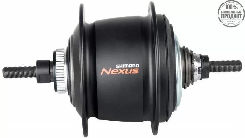 Втулка планетарная Shimano Nexus, C6001-8D, 36 отв, 8ск, д. C.Lock, 135x187мм, черный, б/уп.