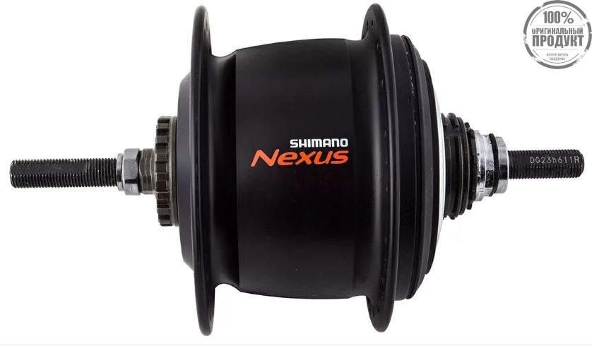 Втулка планетарная Shimano Nexus, C6011, 36 отв, 8ск, д. рол.тор, 132x184мм, черный, б/уп.