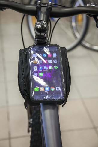 Велосумка LOTUS SH7-P23 на раму с чехлом для смартфона