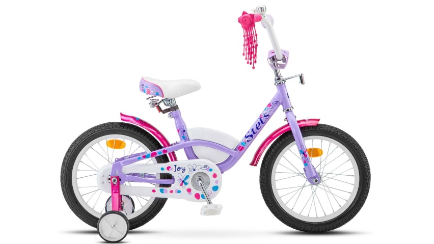 Велосипед STELS Joy 16" V020 (10.5" Фиолетовый/розовый)