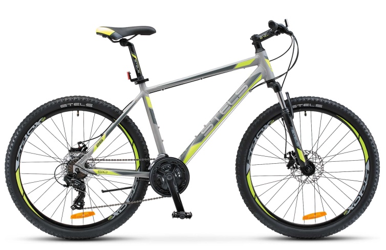 Велосипед STELS Navigator-610 MD 18" Серый/жёлтый