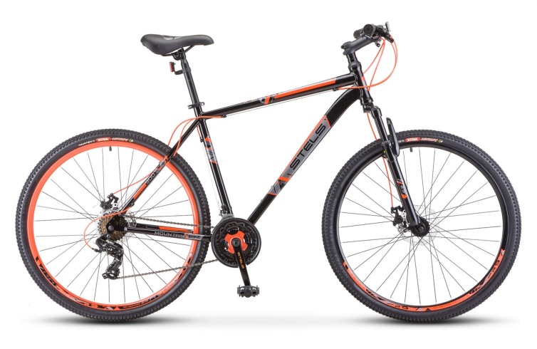 Велосипед STELS Navigator-900 MD 29" F020 Чёрный/красный