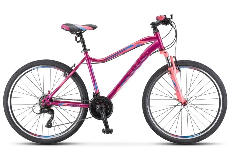 Велосипед STELS Miss-5000 D 26" K010 18" Фиолетовый/розовый (LU096323)