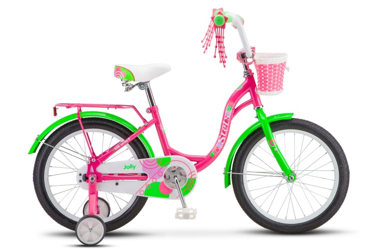 Велосипед STELS Jolly 18" V010 розовый/Зеленый