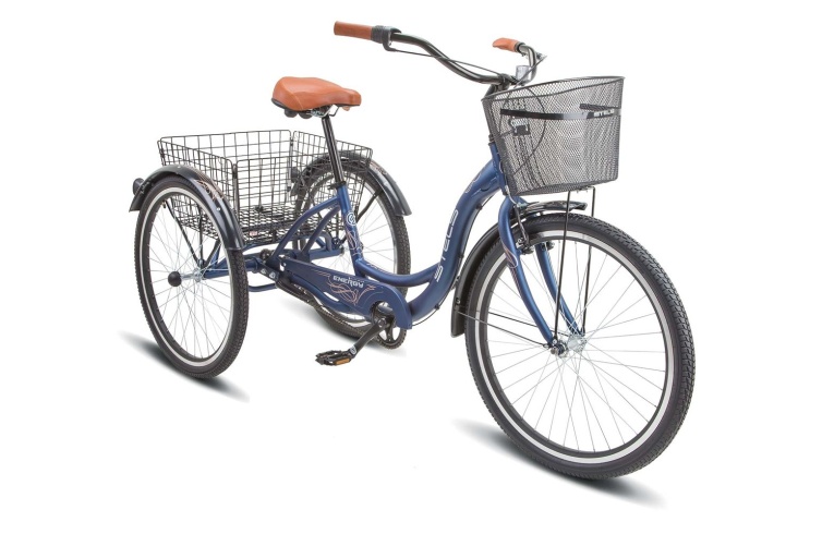 Велосипед STELS Energy-III 26" K010 16" Синий/золотой