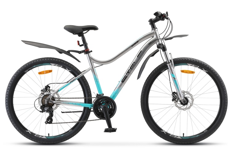 Велосипед STELS Miss-7100 D 27.5" V010 Серый/голубой
