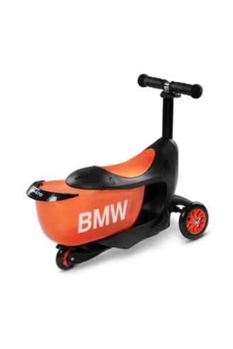 Самокат Micro BMW Mini2Go Черно-оранжевый