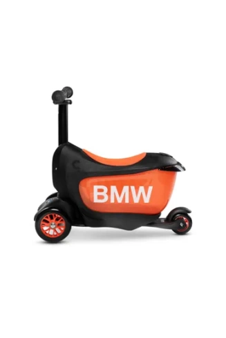 Самокат Micro BMW Mini2Go Черно-оранжевый