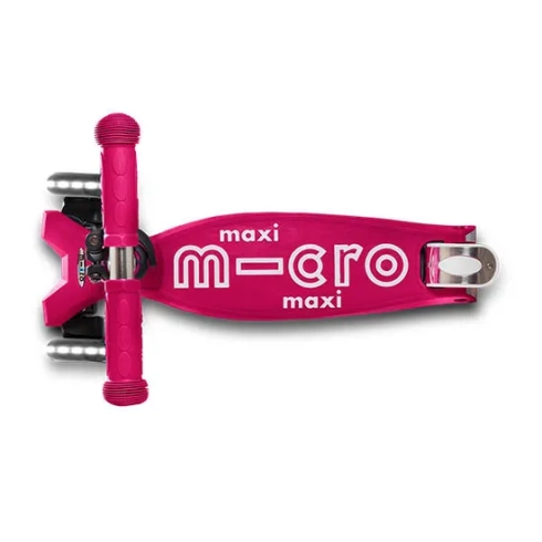 Самокат Maxi Micro Deluxe Розовый LED