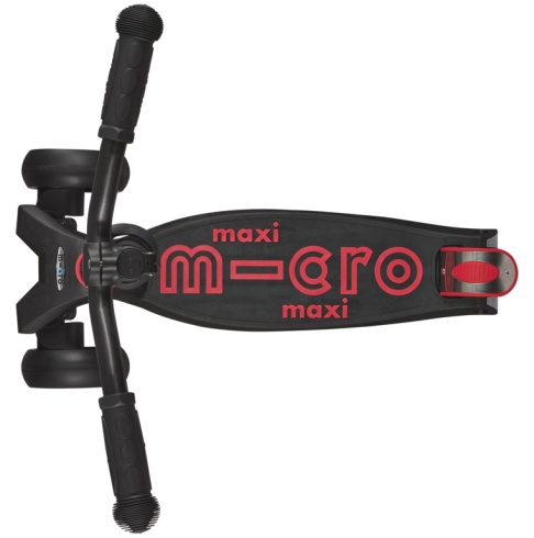 Самокат Maxi Micro Deluxe Pro Черно-красный