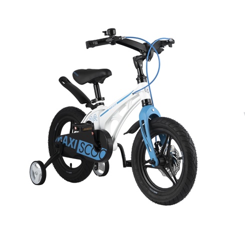 Велосипед 2-х колесный Детский Maxiscoo "Cosmic" (2021), Делюкс Белый Жемчуг