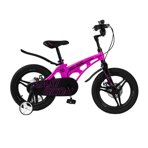 Детский велосипед Maxiscoo "Cosmic" (2022), Делюкс, 16", Розовый Матовый