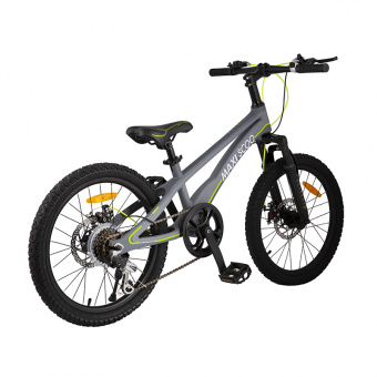 Велосипед 2-х колесный Детский Maxiscoo "Supreme" (2021), 6 Скоростей, 20", Серый Матовый