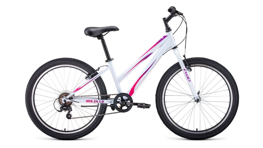 Велосипед FORWARD IRIS 24 1.0 белый 13"