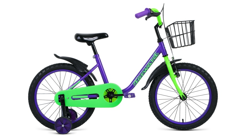 Велосипед Forward BARRIO 14 фиолетовый 14"