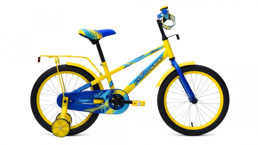 Велосипед FORWARD METEOR 18 желтый\синий