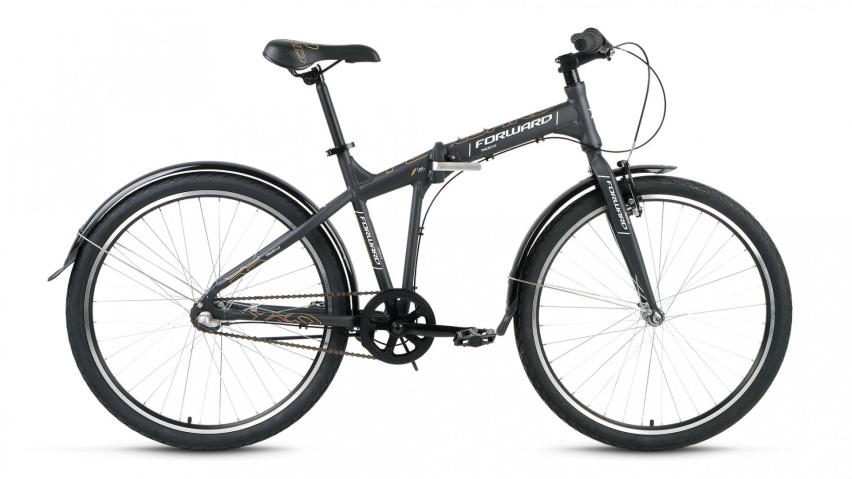 Велосипед FORWARD TRACER 26 3.0 серый мат. 17"