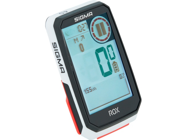 Велокомпьютер SIGMA ROX 4.0 White, HR Set