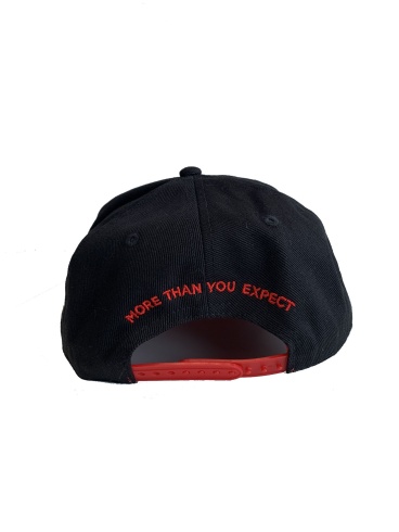 Бейсболка BSE Snapback black-red      