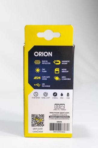 Фонарь задний Moon Orion диодный, 5 режимов, USB