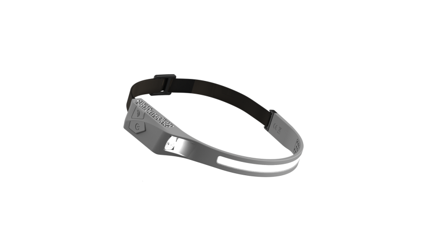 Фонарь налобный MOON U PRO 500lm, USB-C, серый