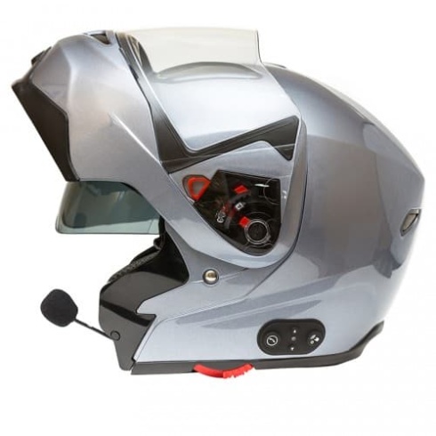 Шлем зимний GSB G-339 GREY MET, S (с двойным визором с электрообогревом, набором проводов и маской