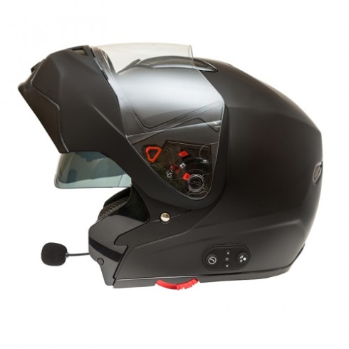Шлем зимний GSB G-339 MATT BLACK, XL (с двойным визором с электрообогревом, набором проводов и маско