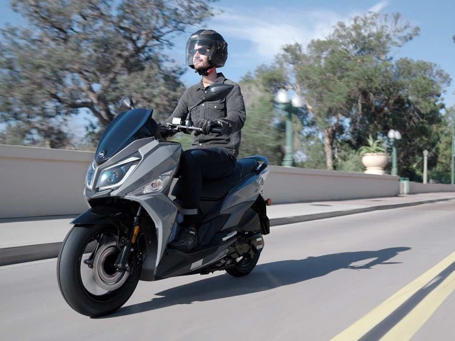 Скутер SYM Jet14 200 матовый черный