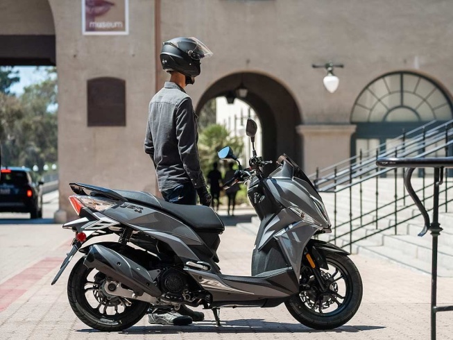 Скутер SYM Jet14 200 матовый черный