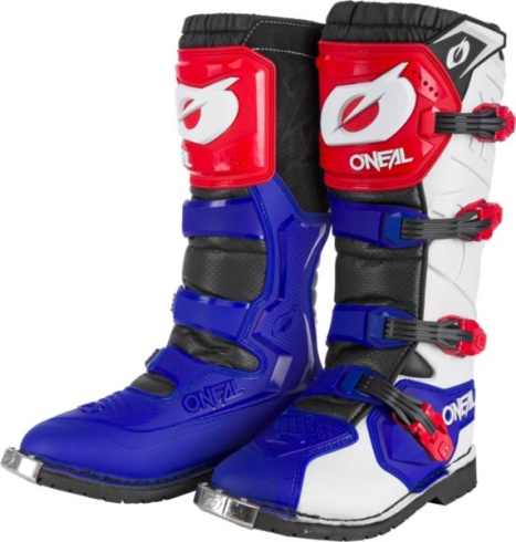 Мотоботы ONEAL White/Black/Blue/Red разм. 45