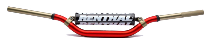 Руль алюминиевый RENTHAL TWINWALL 28 мм красный