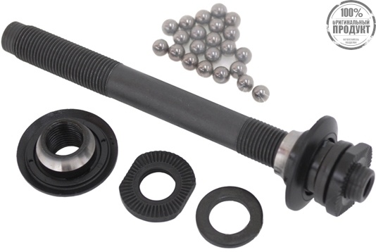 Ось в сборе Shimano HB-M525A, 108мм(4-1/4'')
