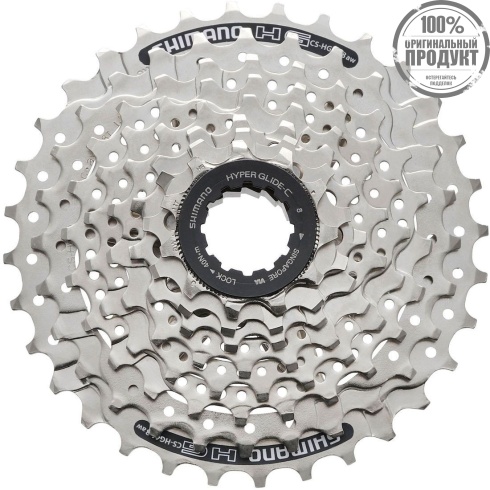 Кассета Shimano HG41, 8ск, 11-34 (10130202/170517/0011373, ИНДОНЕЗИЯ)