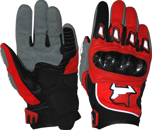 Перчатки MadBull летние S10T (красные) размер 6(L)