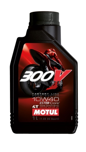 4-т масло мото MOTUL 300V FL Road Racing 10W-40 1л