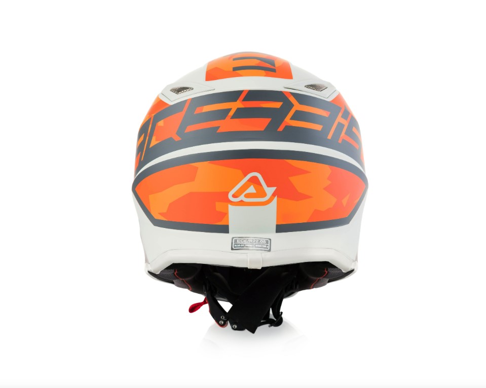 Шлем детский Acerbis IMPACT STEEL JUNIOR Red/Grey