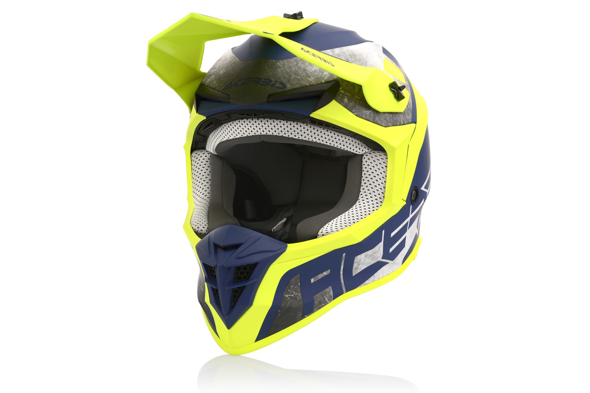 Шлем Acerbis LINEAR Yellow/Blue