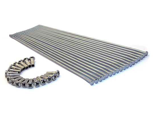 Спицы 18" KAYO задний диск (сталь) компл18 шт.