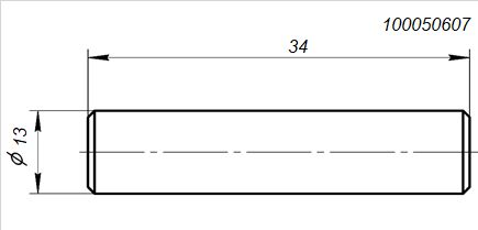 Палец поршневой BSE ZS1P44FMC