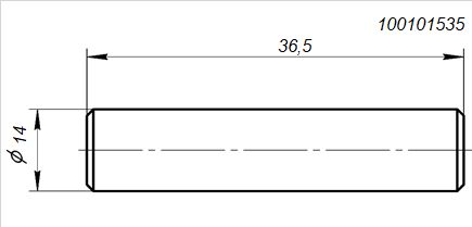 Палец поршневой BSE ZS1P62YML