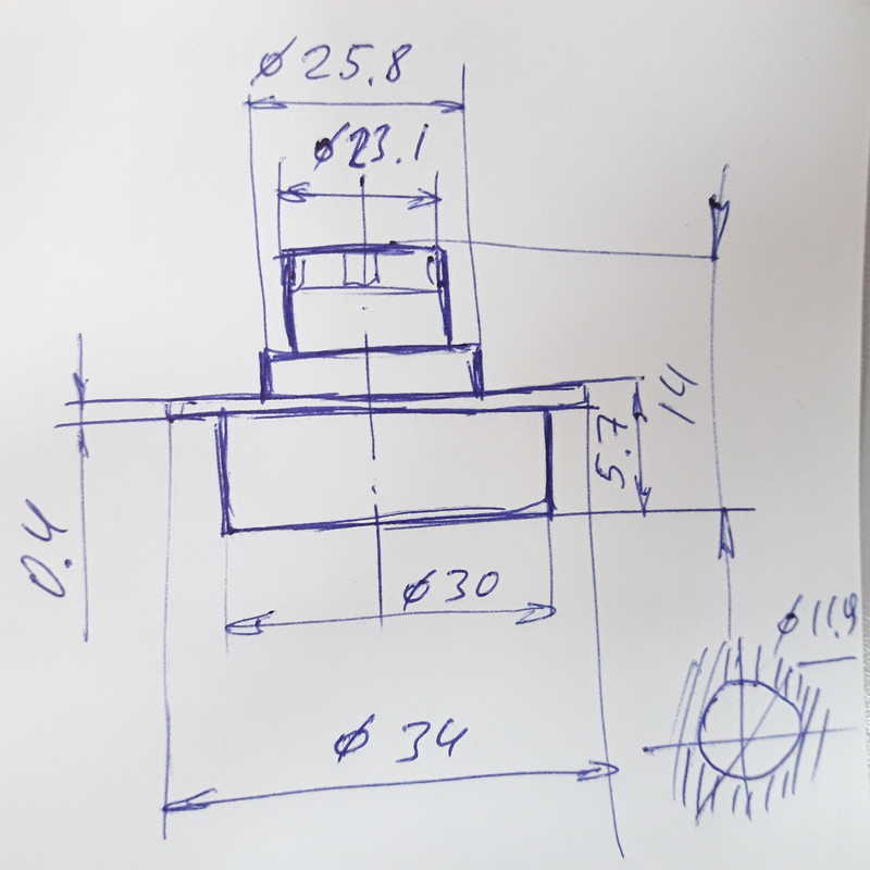 Сальник помпы внутренний BSE ZS194MQ