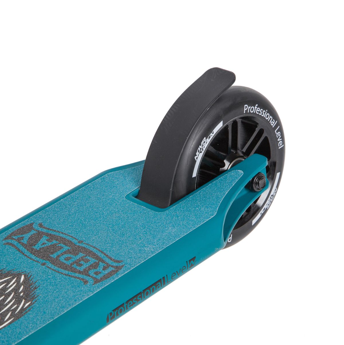 Самокат NOVATRACK REPLAY 110 PRO PL, PU колеса 110 мм с алюмин ободом, PU 88A, черно-синий