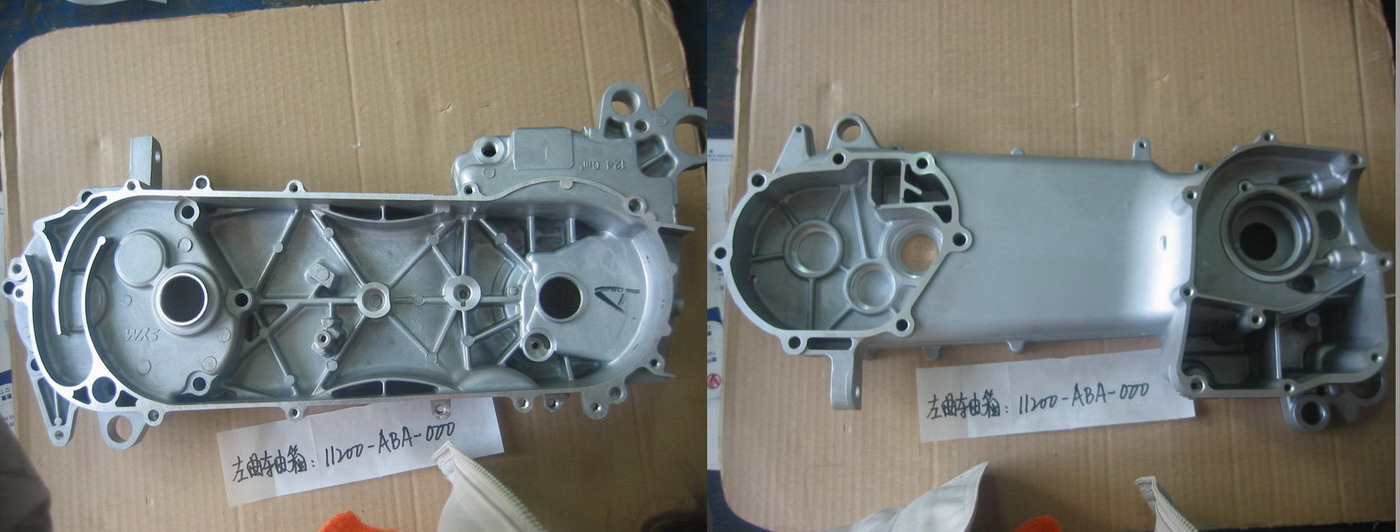 Картер двигателя левая половина SYM