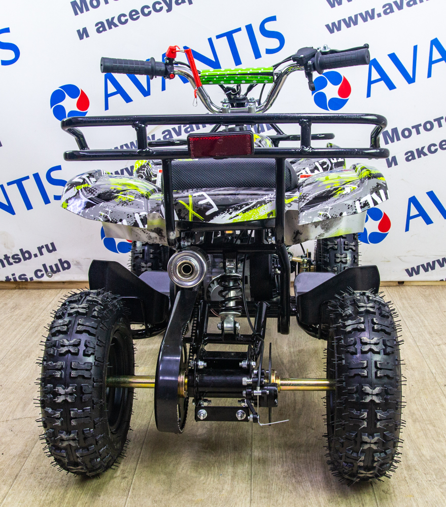 Детский квадроцикл ATV Classic Mini (ручн. стартер) Зеленый (ананас)