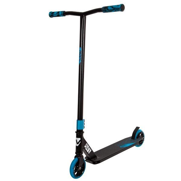 Самокат NOVATRACK PIXEL BL, PU колеса 120 мм с алюмин.ободом, жесткость PU 84A, abec7