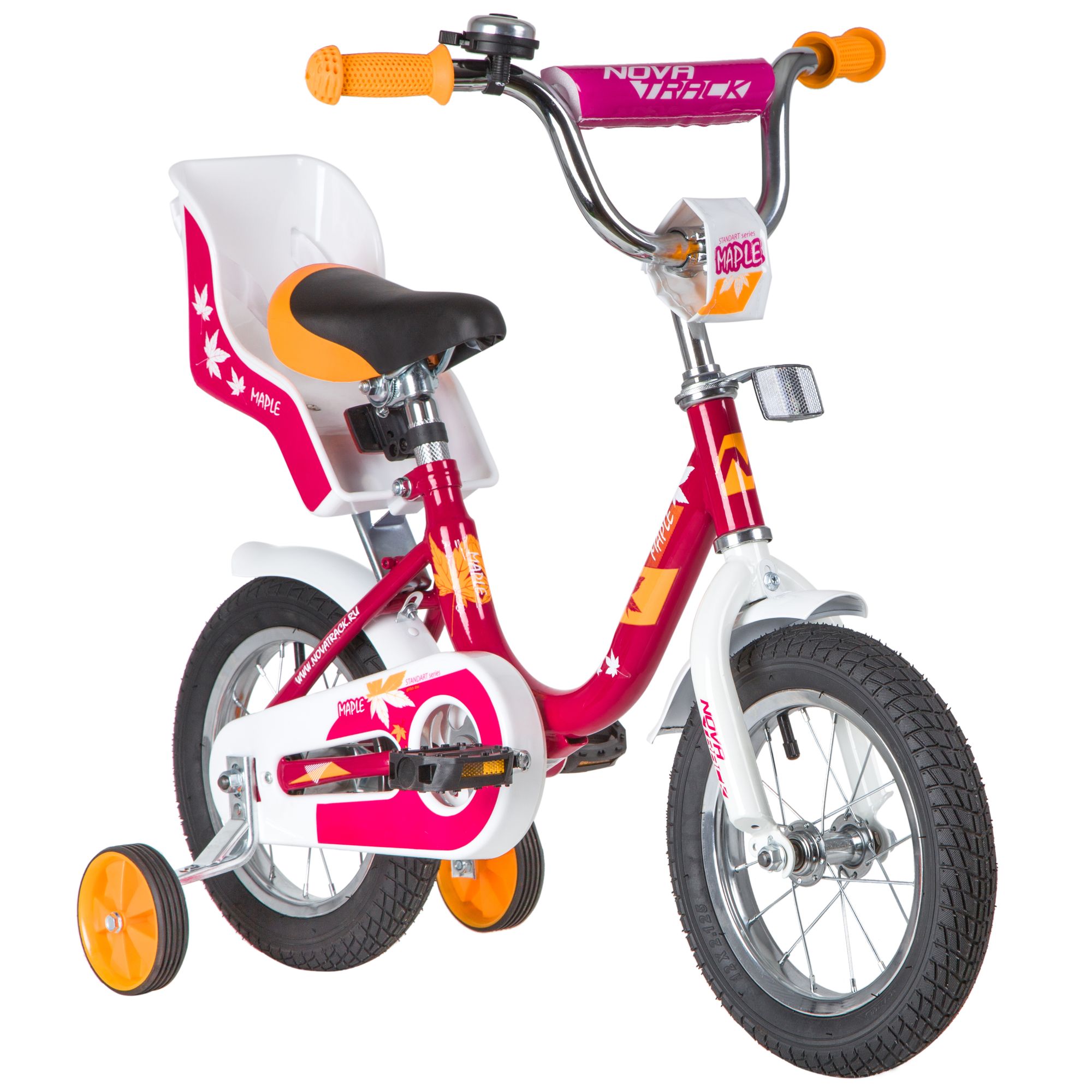 Велосипед NOVATRACK 12" MAPLE, красный