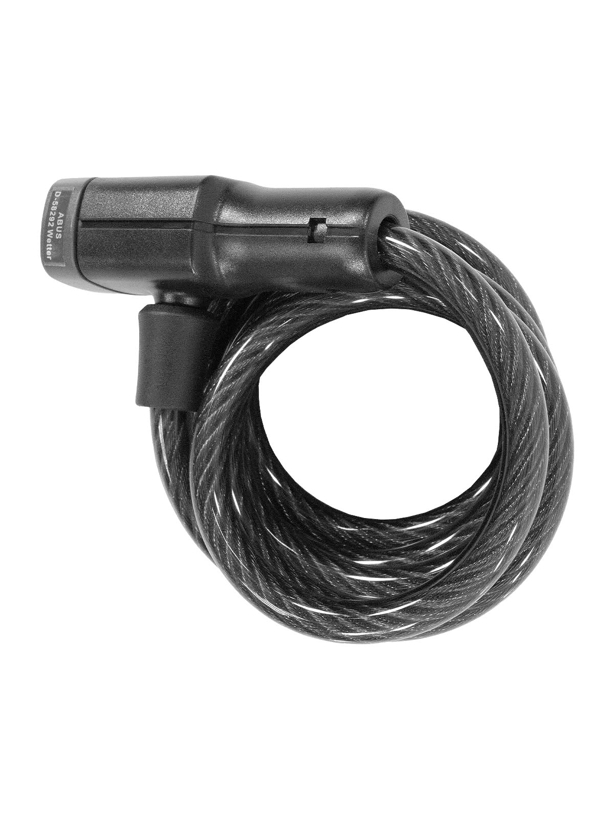 Замок вело ABUS Primo 5510K/180см, черный, трос на ключе, уровень защиты 3/15