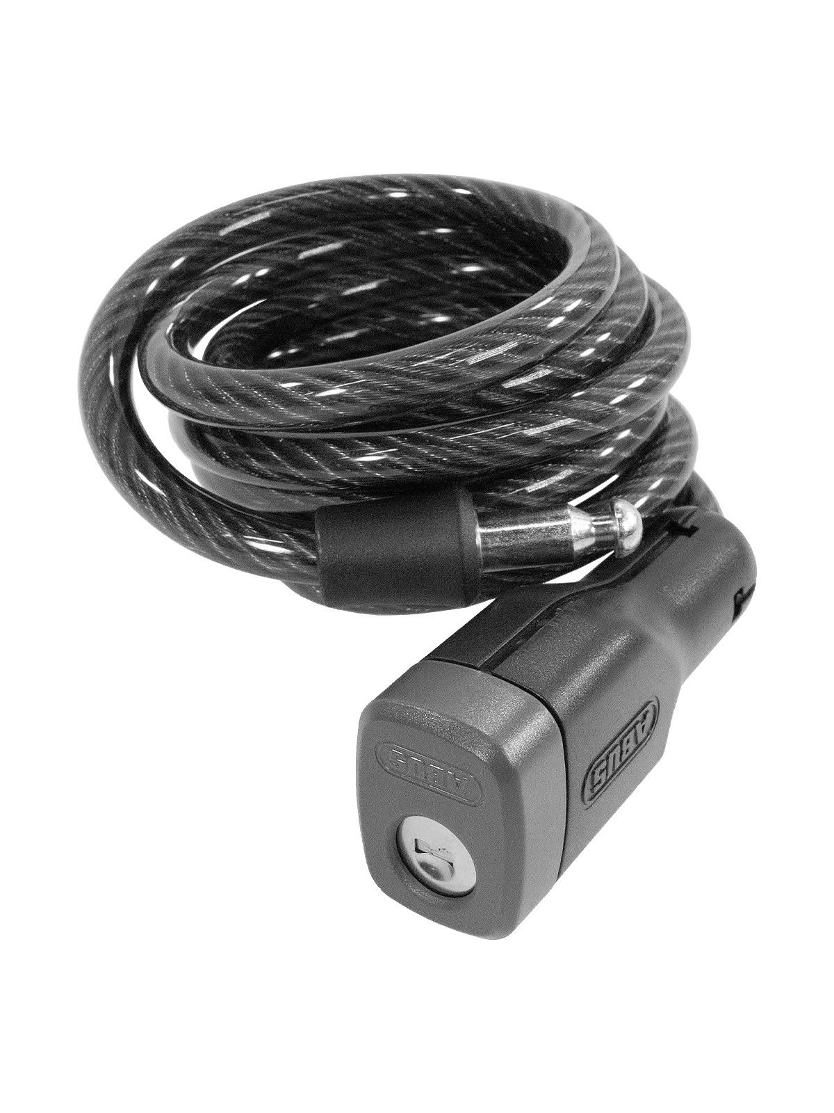 Замок вело ABUS Primo 5510K/180см, черный, трос на ключе, уровень защиты 3/15