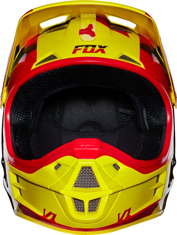 Мотошлем Fox V1 Mako Helmet Yellow XL